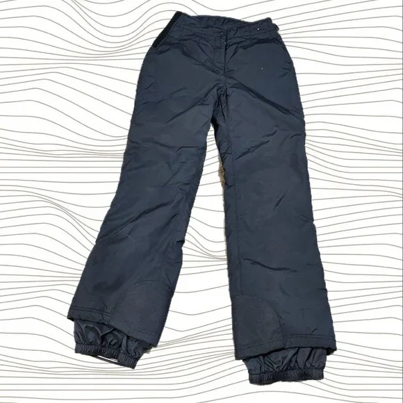 Obermeyer Ski Pants Size 10 Snow Board Black Water Proof Resistant - Picture 2 of 16